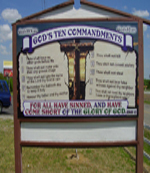 Exodus 20 Billboard Signs